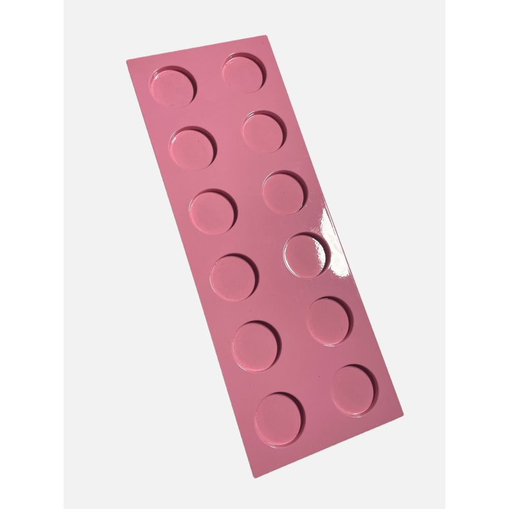 Sprinkles Cupcake Tray Unisex OS Pink 12 Slot Glossy Display Serving Board Decor